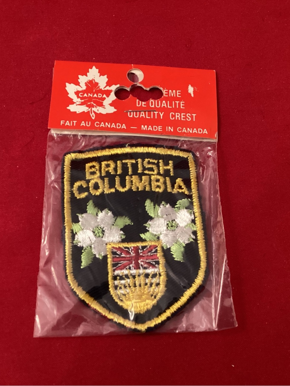 British Columbia Embroidered Patch